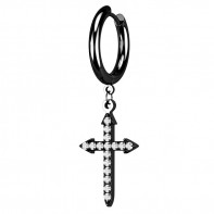 Clicker z kryształowym krzyżem