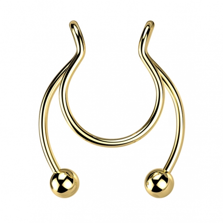 Fake do septum - z kulkami