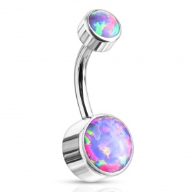 Kolczyk do pępka z opalami PB407