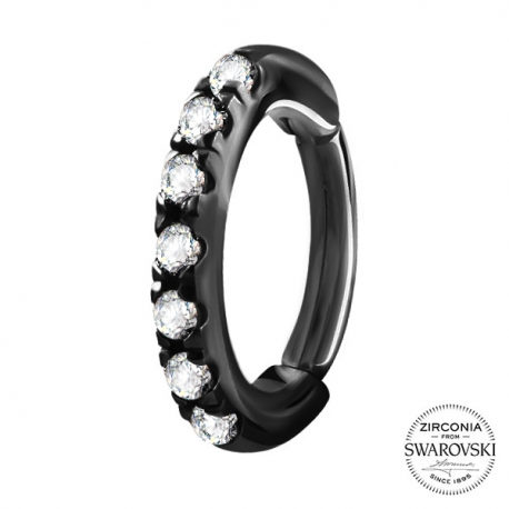 Złoty clicker z kryształkami do rooka