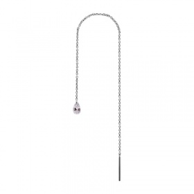 Kolczyk do ucha - wiszący kryształek łezka KT546