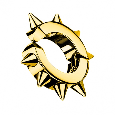 Klips - Kolorowy metaliczny ze stożkami