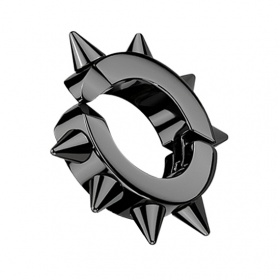 Klips - Kolorowy metaliczny ze stożkami KK512