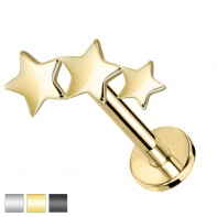 Labret z trzema gwiazdkami