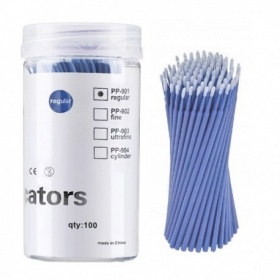 Mikroaplikatory bezwłókienkowe microbrush 100 szt. HA129