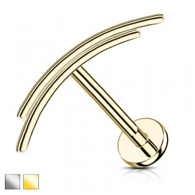 Labret z podwójną kreską PW4024