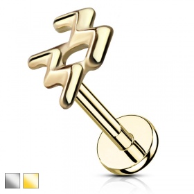 Labret znak zodiaku Wodnik PW4045