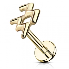 Labret znak zodiaku Wodnik