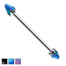 Sztanga industrial z opalowymi stożkami bullet, gwint zewnętrzny KI420