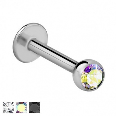 Labret z kulką - Kryształek PW406