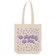 Torba z bawełny organicznej No Piercing No Fun