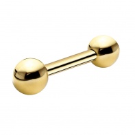 Kolczyk do ucha ze złota 14K sztanga