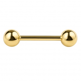 Złoty kolczyk do sutka ze złota 14K (585), gwint zewnętrzny PX701