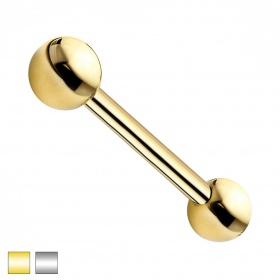 Kolczyk sztanga z gwintem wewnętrznym, tytan G23 PJ410