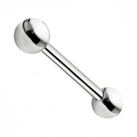 Kolczyk sztanga z gwintem wewnętrznym, tytan G23