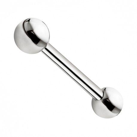 Kolczyk sztanga z gwintem wewnętrznym, tytan G23