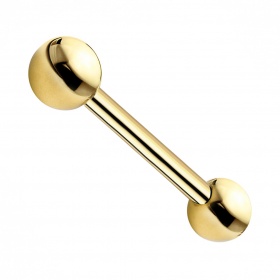 Kolczyk sztanga z gwintem wewnętrznym, tytan G23