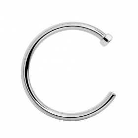 Kolczyk do nosa otwarte kółko ze stali chirurgicznej 316L