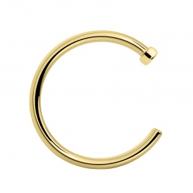Kolczyk do nosa otwarte kółko ze stali chirurgicznej 316L