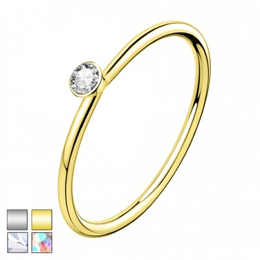 Rozginanie kółko z drobnym kryształkiem PNAg017