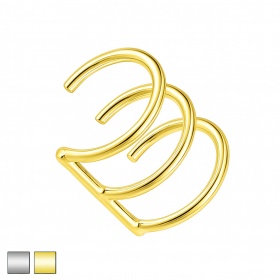 Nausznica z trzema kółkami KK610