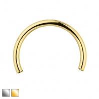 Tytanowy pręt - podkówka z gwintem wewnętrznym