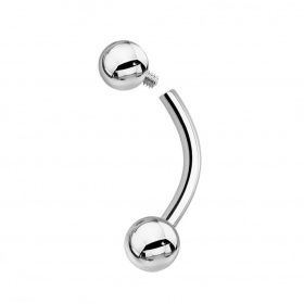 Tytanowy banan z kulkami