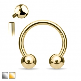 Podkówka z gwintem wewnętrznym, z kulkami PP410