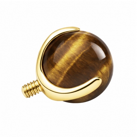 Tytanowa nakrętka - tygrysie oko