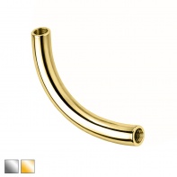 Tytanowy pręt - banan z gwintem wewnętrznym