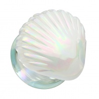 Plug szklana muszelka