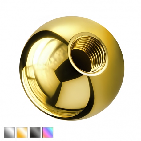 Tytanowa nakrętka kulka z gwintem wewnętrznym PDT018