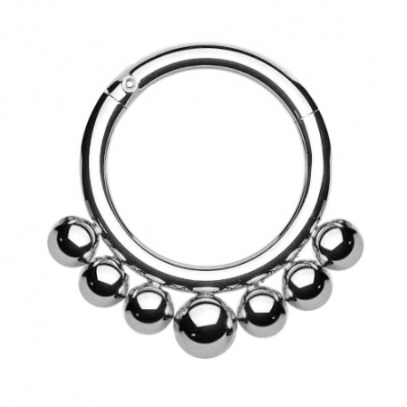 Tytanowy clicker z kuleczkami