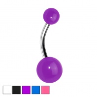 Kolczyk do pępka - Kolorowe kulki