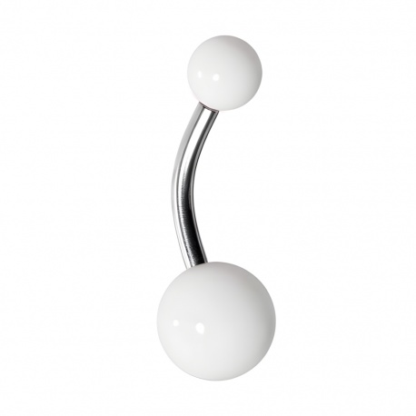 Kolczyk do pępka - Kolorowe kulki