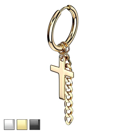 Clicker z krzyżem i łańcuszkiem PK531