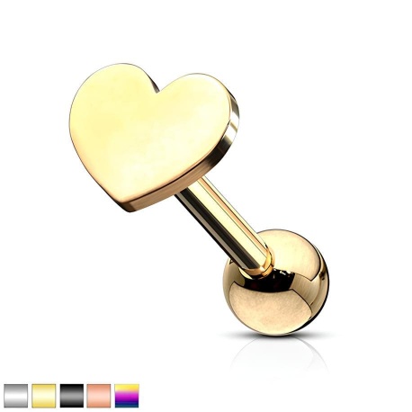 Kolczyk do ucha - serce KU515