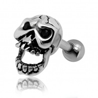 Kolczyk do ucha - Upiorna czaszka