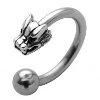 Podkówka z ozdobą - Smok