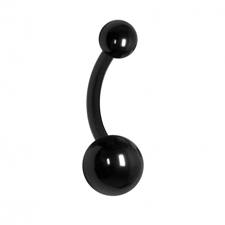 Kolczyk do pępka z Bioplastu® z akrylowymi kulkami