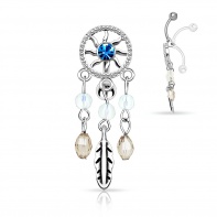 Kolczyk do pępka - Łapacz snów