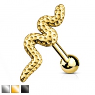 Kolczyk do ucha wąż