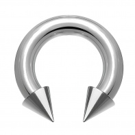 Stalowa podkówka ze stożkami – duże rozmiary