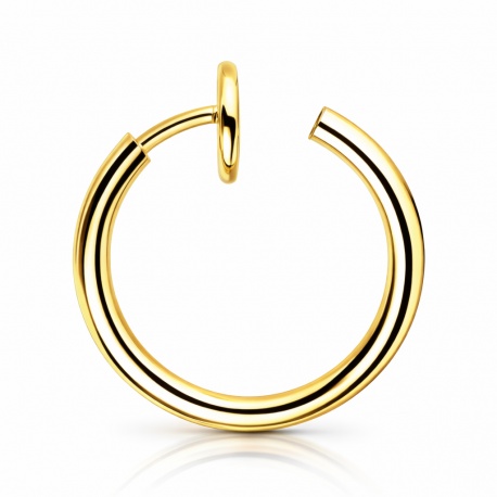 Fake - Kółko z klipsem: mosiądz