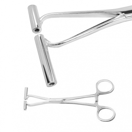 Szczypce do septum ze stali chirurgicznej 316L - wariant srebrny PA208
