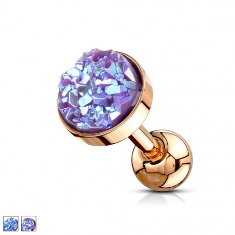 Kolczyk do ucha - Druzy KU570