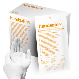 Rękawice jałowe bezpudrowe lateksowe 1 para HA112