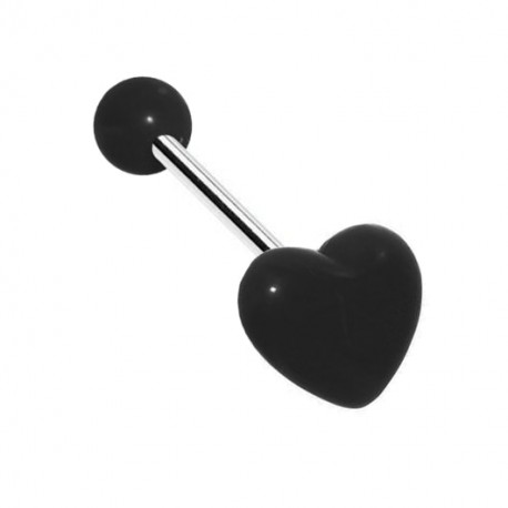 Kolczyk do języka - Kolorowe serce