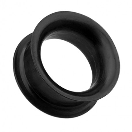 Czarne silikonowe tunele typu earskin