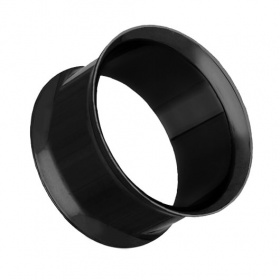Akrylowy tunel do ucha czarny TT322